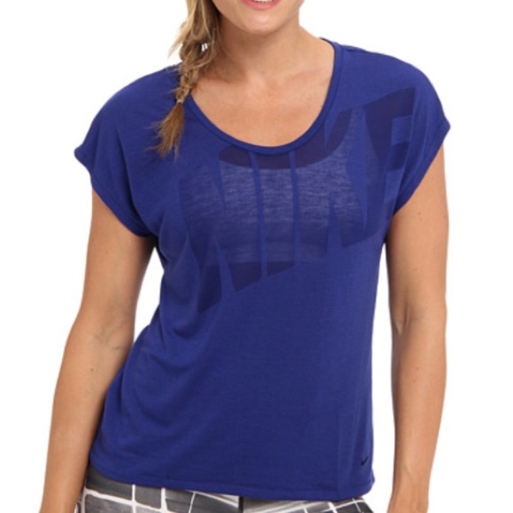 NIKE Dry Fit Purple Club Boxy Tee